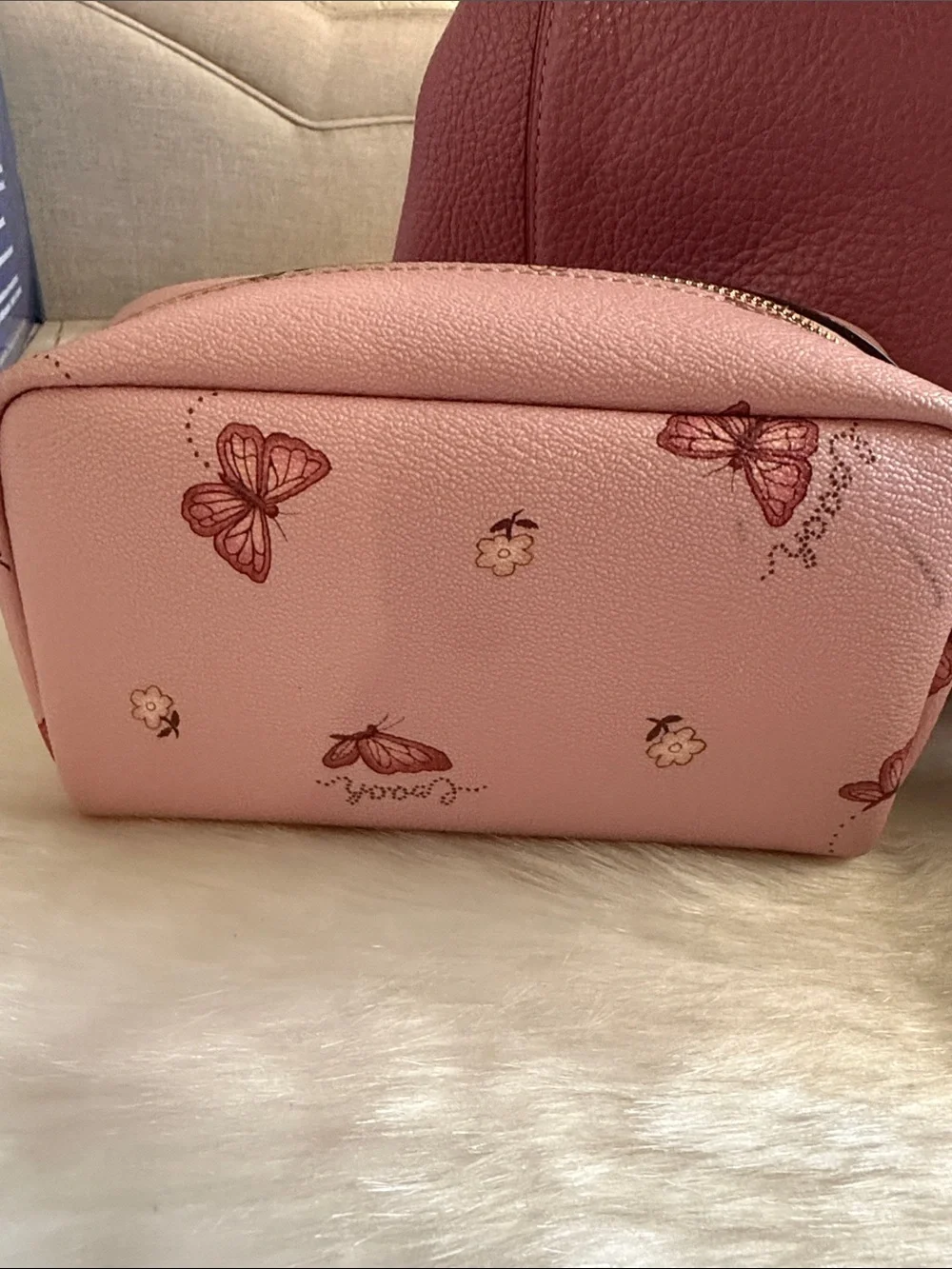 Coach Erin Peony Shoulder Bag, Coach Slim Envelope Peony Wallet & Coach Cosmetic